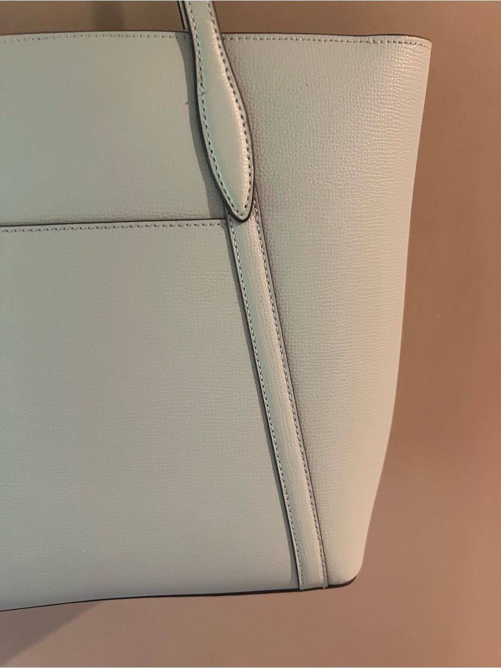 kate spade Pale Blue Leather Tote with Dual Straps - Picture 6 of 12